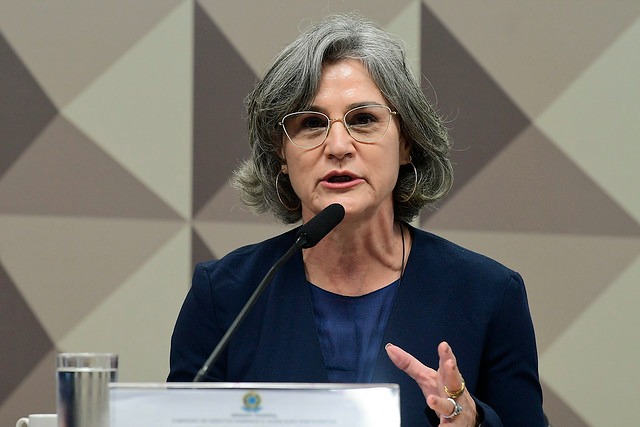 Dra. Elaine Mateus, presidente da Febraz, participando de Audiência Pública no Senado, em outubro.